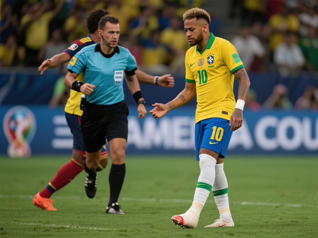 内马尔无缘美洲杯,职业生涯三度憾别洲际赛场 内马尔职业生涯至今已经三次与美洲杯无缘,