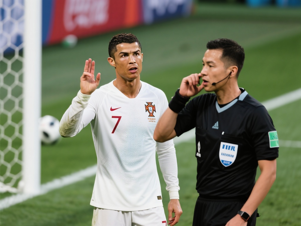 C罗的这一举动吸引了无数观众的目光。作为